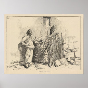 Poster Cage d'aigle de Zuni