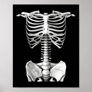 Poster Cage De Rib Halloween Costume Cadeaux Pour Hommes