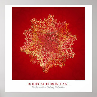 Poster Cage dodécaédrique