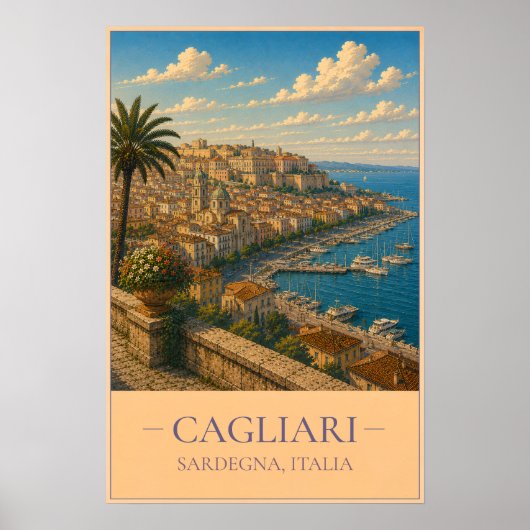 Poster Cagliari (Devant)