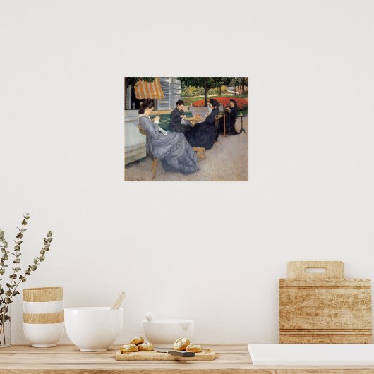 Poster Caillebotte - Campagne (Cuisine)