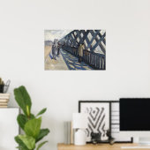 Poster Caillebotte - Étude Pour Le Pont De L'Europe (Bureau à domicile)