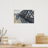 Poster Caillebotte - Étude Pour Le Pont De L'Europe (Cuisine)