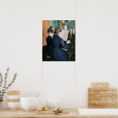 Poster Caillebotte - Leçon de piano (Cuisine)
