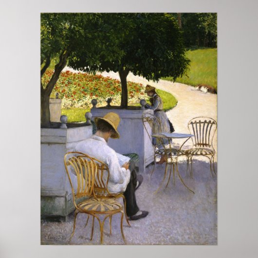 Poster Caillebotte - Les Orangers (Devant)