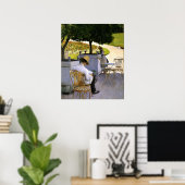 Poster Caillebotte - Les Orangers (Bureau à domicile)