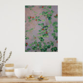 Poster Caillebotte - Nasturtiums (Cuisine)