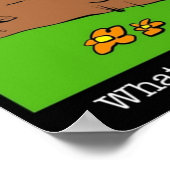 Poster Caillou Death Party (Coin)