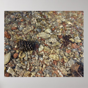 Poster Cailloux dans la photographie de nature de Taylor