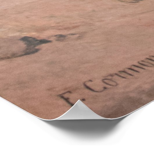 Poster Caïn volant devant la malédiction de l'Eternel (Coin)