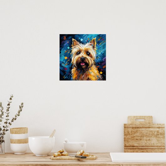 Poster Cairn Terrier (Cuisine)