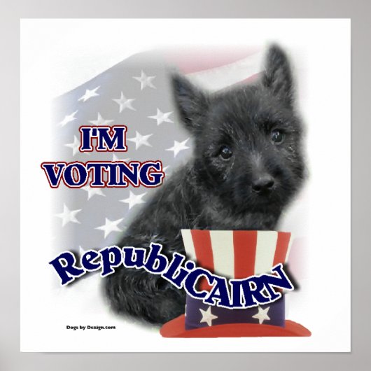 Poster Cairn Terrier Cadfts (Devant)