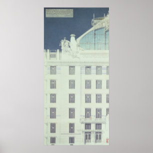 Poster Caisse d'épargne de bureau de poste, Vienne