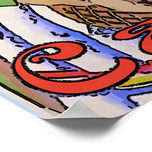 Poster Cajun Couple (Coin)