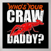 Poster Cajun Crawfish Crawdaddy Crayfish Cadeau Lover (Devant)
