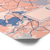 Poster Calais France Breezy City Map Travel (Coin)