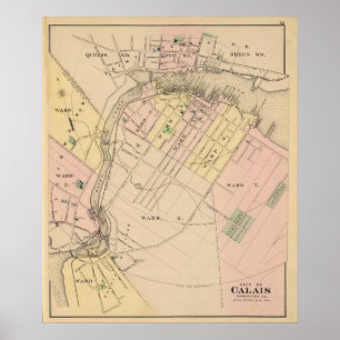 Poster Calais, le comté de Washington