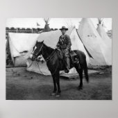 Poster Calamité Jane à cheval (Devant)