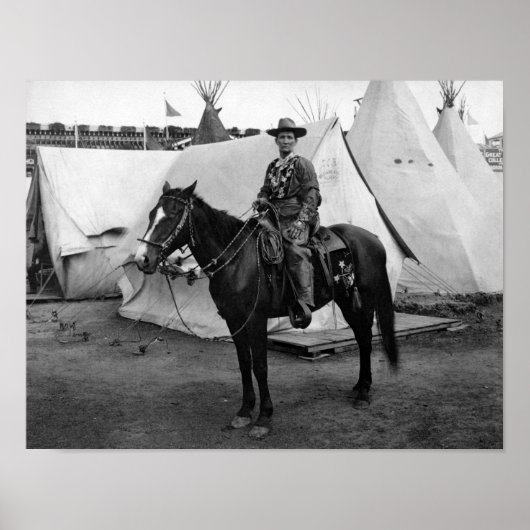 Poster Calamité Jane à cheval (Devant)