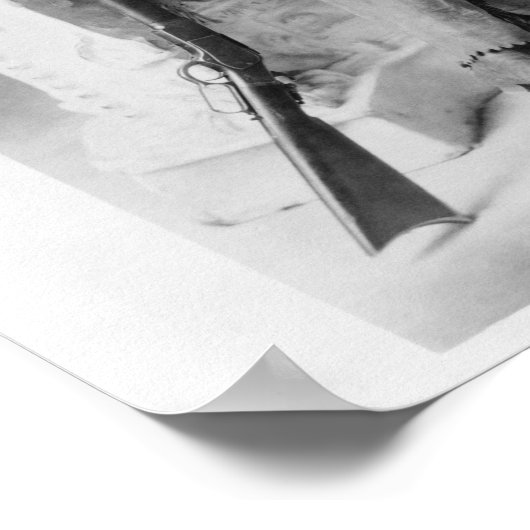 Poster Calamity Jane Avec Son Rifle (Coin)