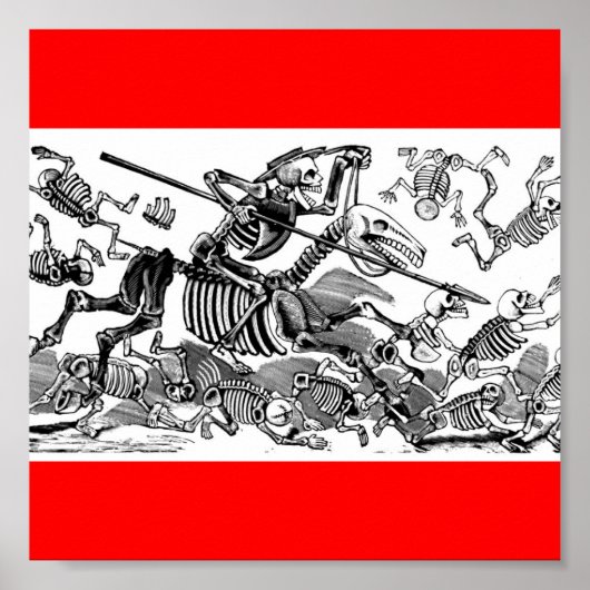 Poster "Calavera de Don Quichotte" vers le début des anné (Devant)