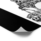 Poster Calavera de la Tour Eiffel vers la fin des années (Coin)