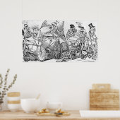 Poster Calavera du XXe siècle (Cuisine)