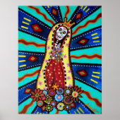 Poster Calavera Virgen Guadalupe (Devant)