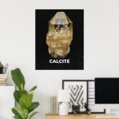 Poster Calcite Cristal Pierre Précieuse (Bureau à domicile)