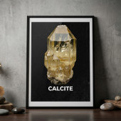 Poster Calcite Cristal Pierre Précieuse