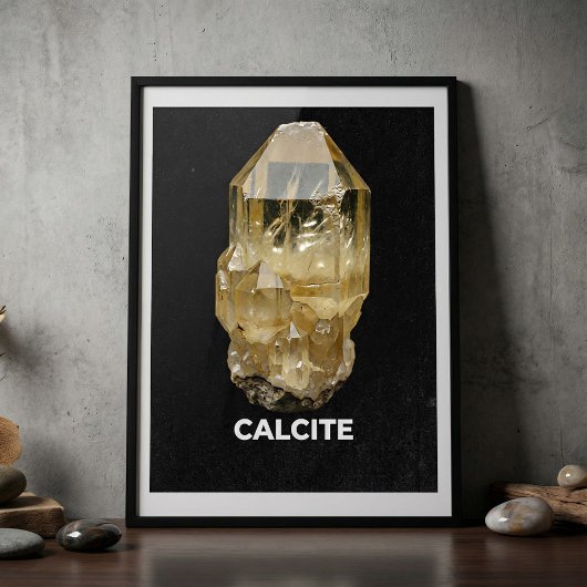Poster Calcite Cristal Pierre Précieuse
