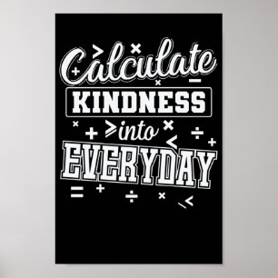 Poster Calculate Kindness Into Everyday Mathématiques