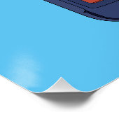 Poster Calculatrice des années 80 90 Math School Nostalgi (Coin)