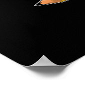 Poster Calculer la gentillesse anti-intimidation Orange U (Coin)