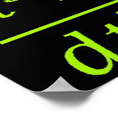 Poster Calculus Physics Joke  (Coin)