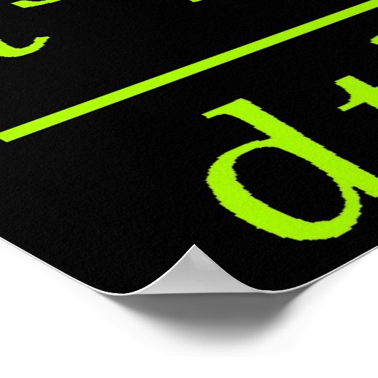 Poster Calculus Physics Joke  (Coin)