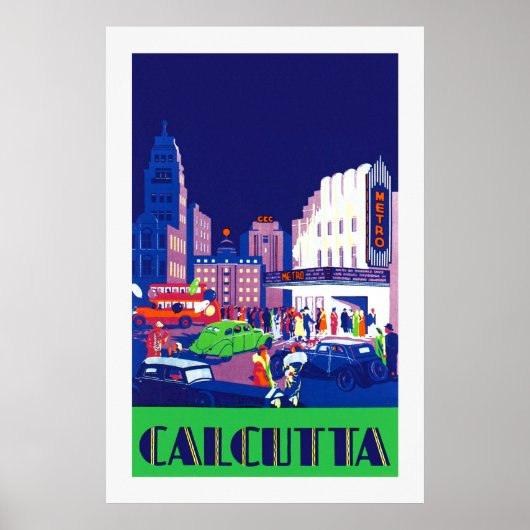 Poster Calcutta (Devant)