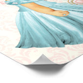 Poster Calèche de conte de fées Princesse Chambre de bébé (Coin)