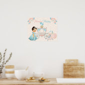 Poster Calèche de conte de fées Princesse Chambre de bébé (Cuisine)