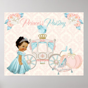 Poster Calèche de conte de fées Princesse Nurserie Person