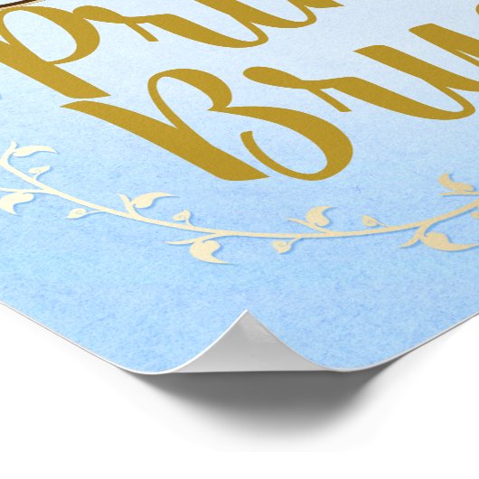 Poster Calèche de princesse dorée Livre personnalisé de c (Coin)