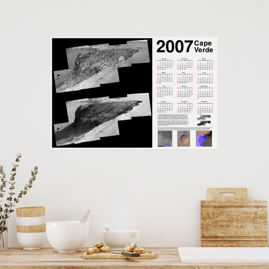 Poster Calendrier 2007 Cap-Vert (Mars) (Cuisine)