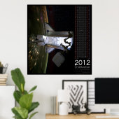 Poster Calendrier 2012 de la navette spatiale Endeavour (Bureau à domicile)