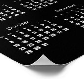 Poster Calendrier 2017 When My Guitar Gently Sleeps (Coin)