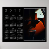 Poster Calendrier 2017 When My Guitar Gently Sleeps (Devant)