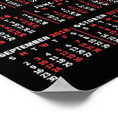 Poster Calendrier 2018 (voir description pour nouvelle ve (Coin)