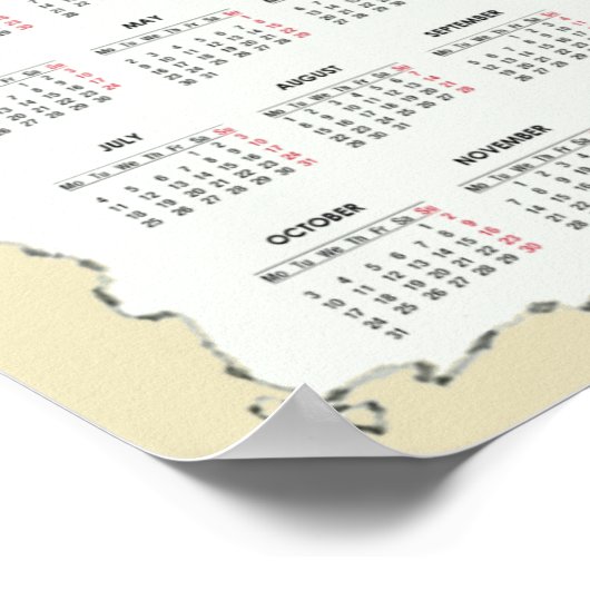 Poster Calendrier 2022 (Coin)