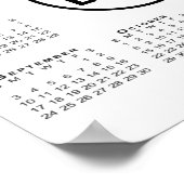 Poster Calendrier 2023 avec logo et nom de l'entreprise (Coin)