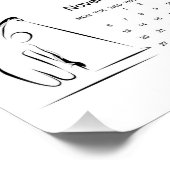Poster Calendrier 2023 pour l'affiche d'instructeur Pilat (Coin)