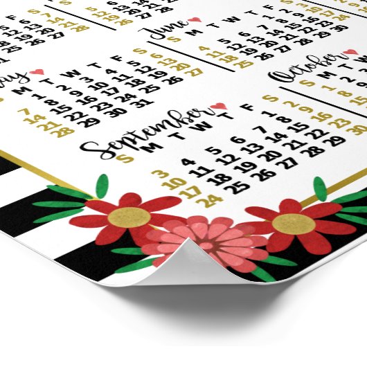 Poster Calendrier 2023 (voir description pour la version  (Coin)